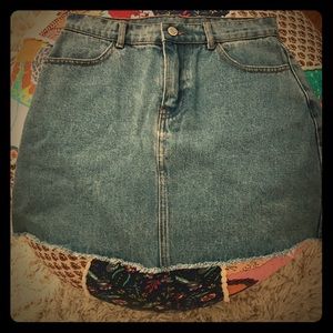 Denim skirt